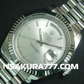 レプリカ時計ロレックス デイデイト II Rolex 3156 28800振動