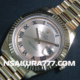 レプリカ時計ロレックス デイデイト II Rolex 3156 28800振動