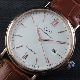 IWC ポルトフィーノ ， JAPAN MIYOTA 9015 ムーブメント搭載