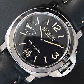 レプリカ時計パネライ ルミノール マリーナ "FU" China PAM366 ，Asian Unitas 6497 (手巻き)